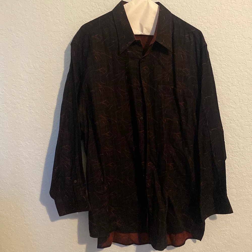Jhane Barnes hot mens dress shirt Large